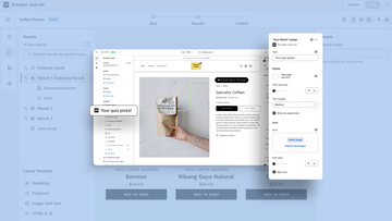 Get personal with a customized quiz!
