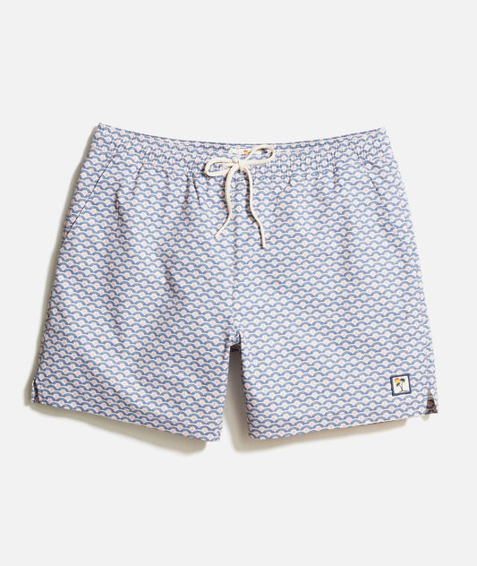 6" Mechanical Stretch Swim Trunk